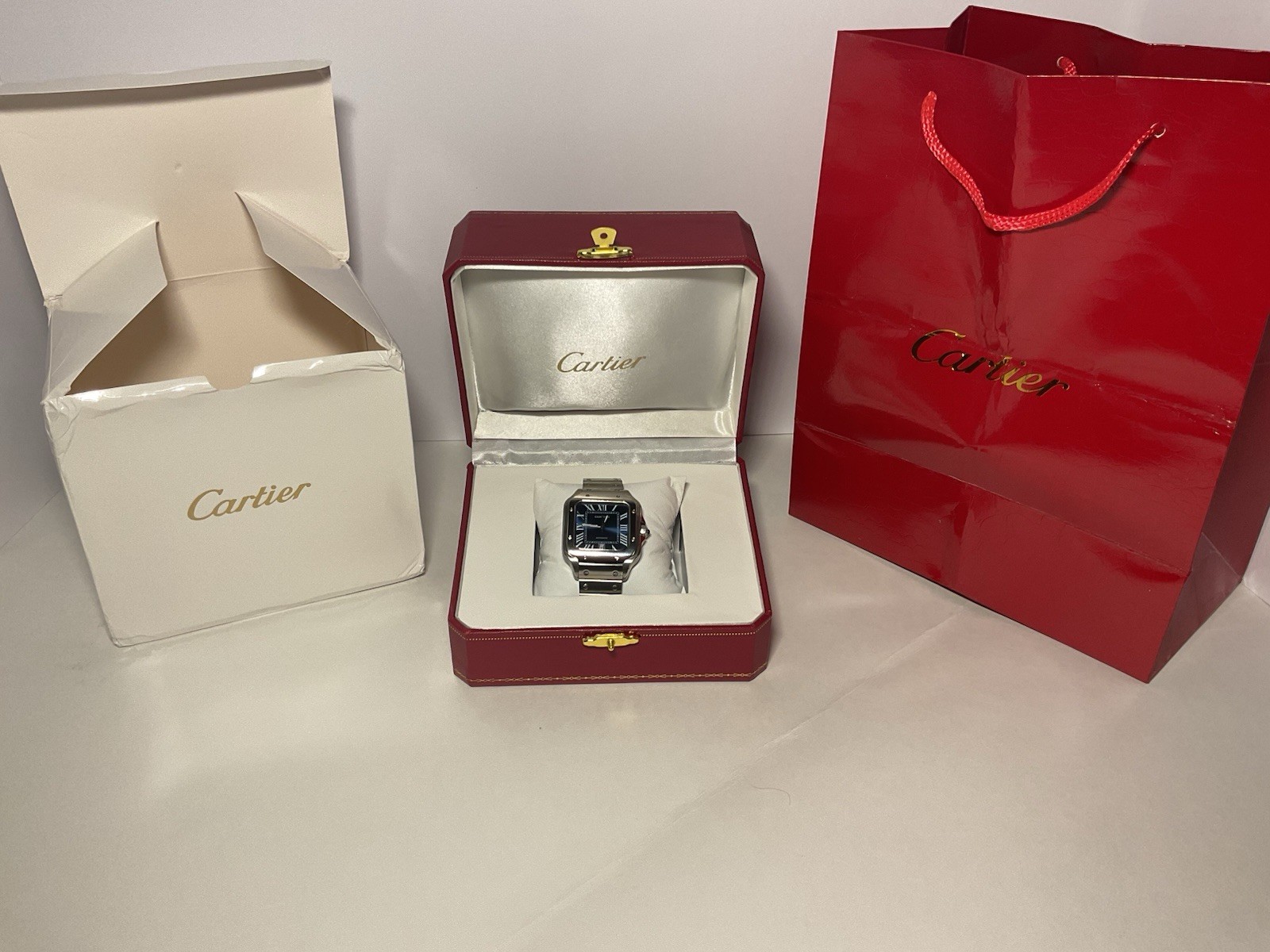 Cartier Santos WSSA0030 Stainless Steel Watch