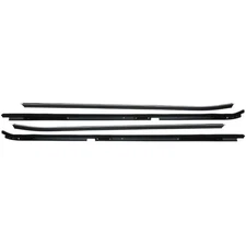 Inner & Outer Window Sweep Felts Seals Weatherstrip 4 Piece Kit Set for Buick