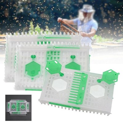 Praktischer Bienenkönigin Käfig für Imkerei Bienenstock Ausrüstung Nadel rechteckig