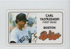 1981 Perma-Graphics/Topps Credit Cards Carl Yastrzemski #125-004 HOF