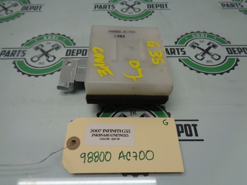 05-07 INFINITI G35 DRIVING POSITION CONTROL MODULE OEM - Picture 2 of 5