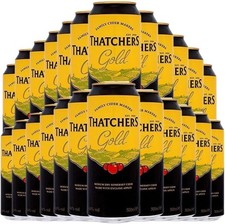 Thatchers Gold Crisp Somerset Cider | 500ml Cans | case of 24
