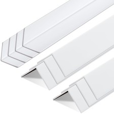 10 Pcs Wall Corner Protector 1-1/8 x x 48 Inches, White