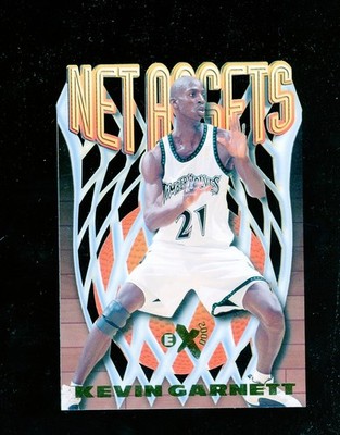 1996-97 Skybox E-X2000 Net Assets Kevin Garnett #4 HOF