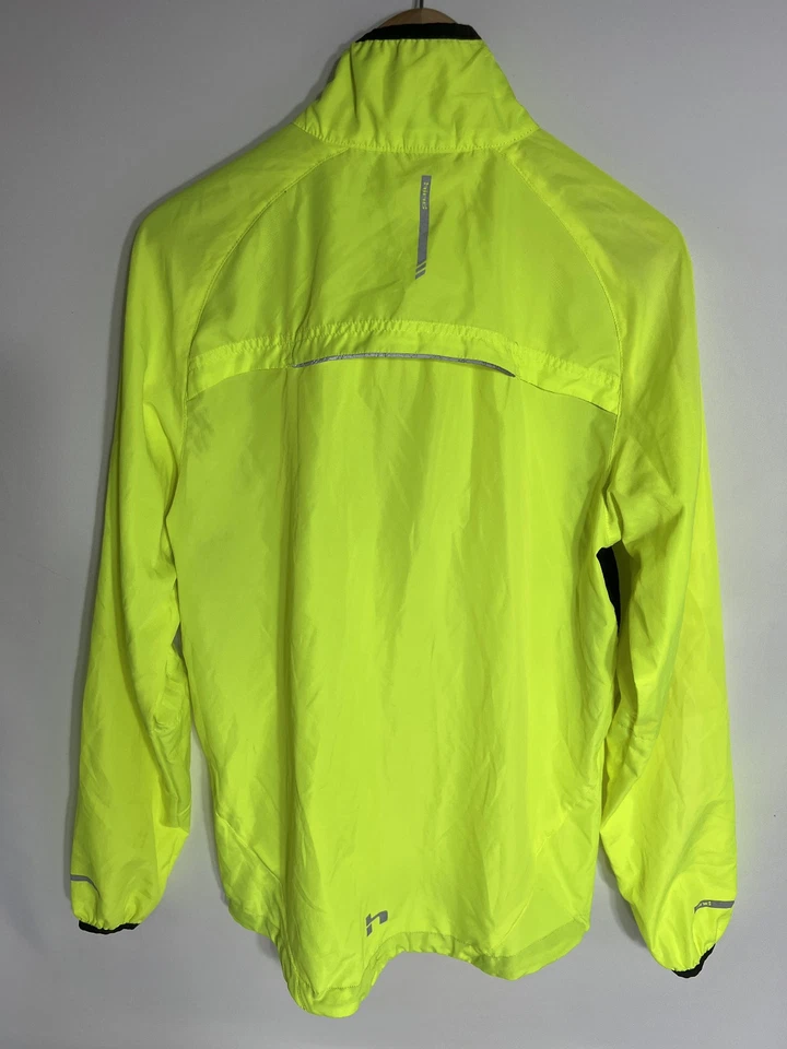 Hind Cycle Jacket High Viz Full Zip | Men's | Flou Yellow/Black | Medium | - Image 2 of 4