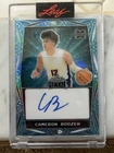2024 Leaf Metal Prismatic Teal Cameron Boozer 98/99 Auto Autograph