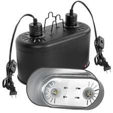 Reptile Heat Lamp Fixture,150W UVA  UVB Reptile Light Fixture for Bearded Drag