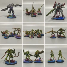 COMBINED PAINTED ARMY INFINITY CORVUS BELLI METAL MINIATURES SHASVASTII RAICHO