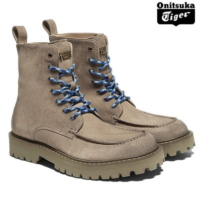 Onitsuka Tiger MOC BOOTS 1183C524 Genuine Leather with Spare Shoelaces JAPAN NEW
