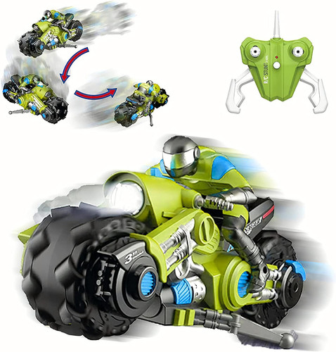 Remote Control Motorcycles - 360° Spinning Action, High-Speed Racing Motorbik...