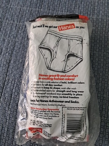 Pack De 5 Calzoncillos Hanes Vintage Talla S Hechos En EE. UU. 1994 Patrocinador Olímpico Multicolor - Imagen 7 de 9