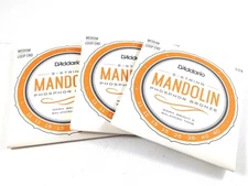 D'Addario Mandolin Strings 3 Pack EJ74 (formerly J74) Medium .011-.040