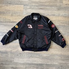 Wilsons Leather Chase Authentics Dale Earnhardt Goodwrench NASCAR Jacket Mens L