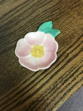 ROSEMEADE PRAIRIE ROSE SPOON REST DAKOTA POTTERY