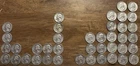 1 ROLL $10 FACE VALUE, 40CT SILVER WASHINGTON QUARTERS 25C 90% SILVER COINS