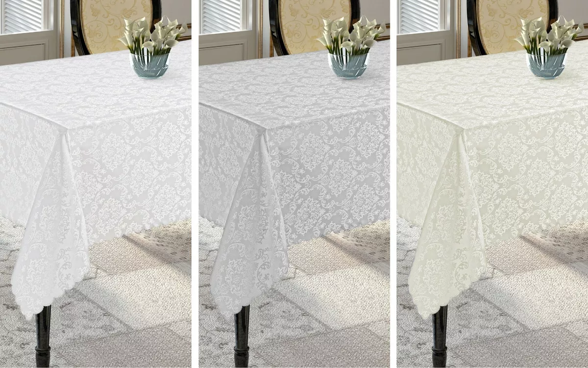 Large cream tablecloth deals