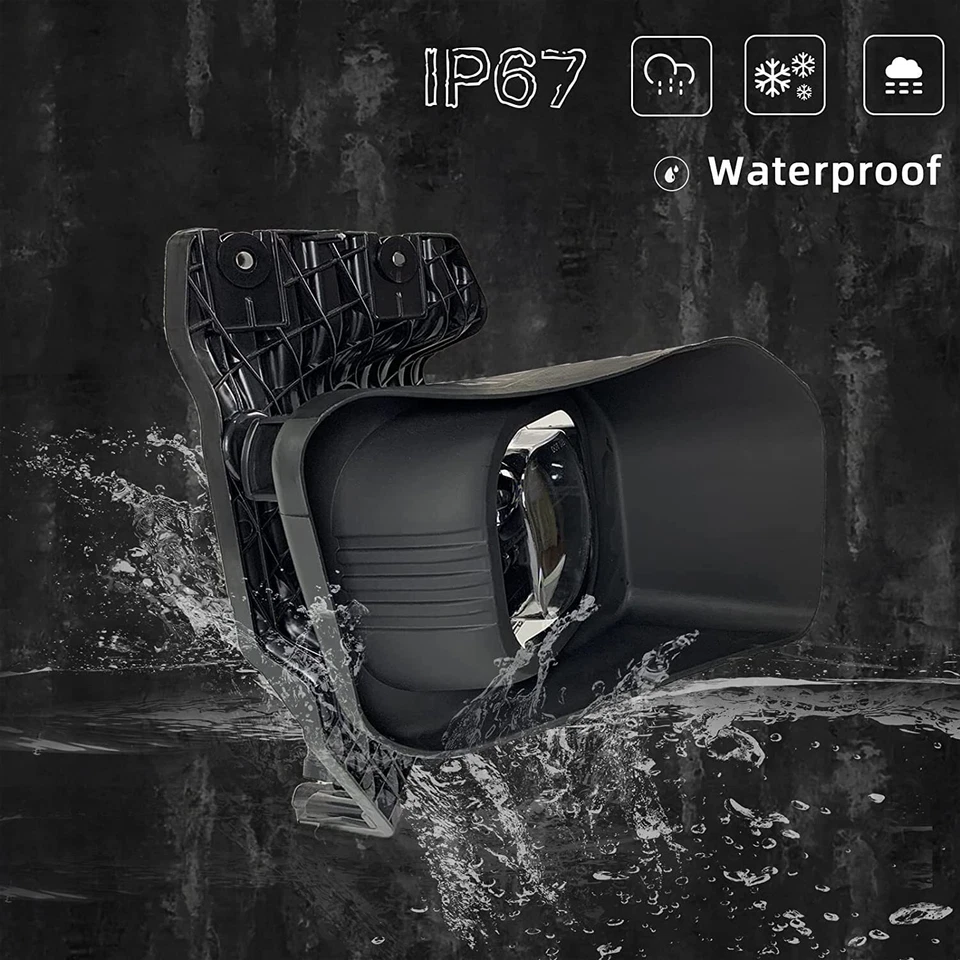 Pair For 2011-2016 Ford F-250 F-350 F-450 F-550 Super Duty LED Fog Lights Lamps — 第 4/4 张图片