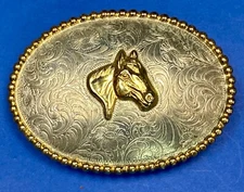 Horse Head Bust - M&F Western Products Inc Heritage Mexico Western Belt Buckle