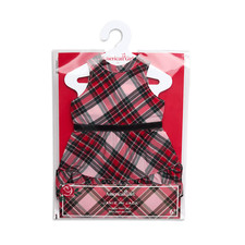 American Girl x Janie and Jack Holiday Plaid Dress for 18-inch Dolls New