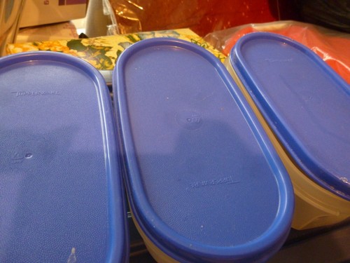 Three Tupperware 500ml Storeage Cannister - Picture 3 of 3