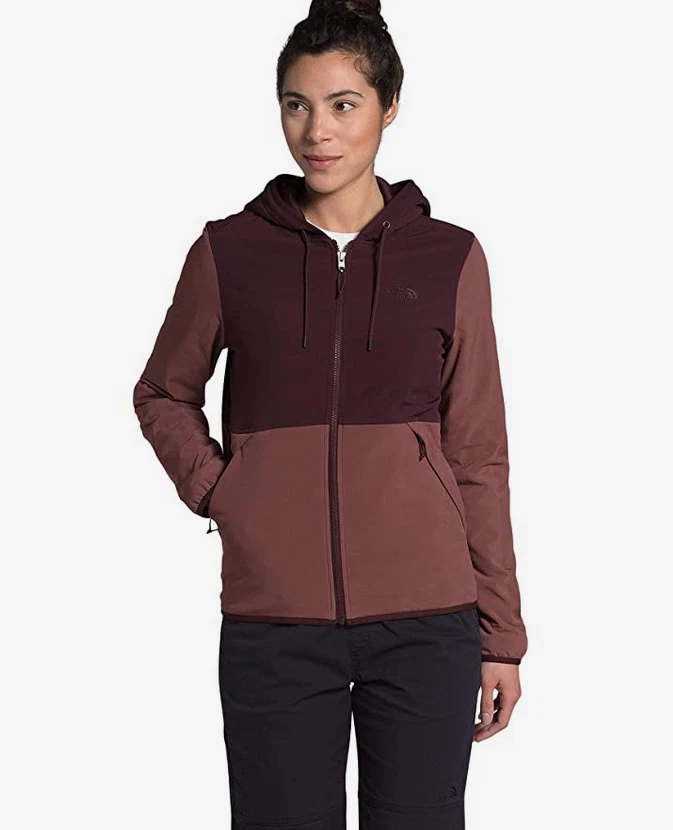 New Women's The North Face Mountain Sweatshirt Coat Fleece Full Zip Jacket  Hoody