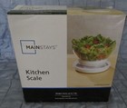 MAINSTAYS Kitchen Scale Set- Weighs up to 7 Pounds New in Box