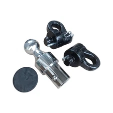 38000 lbs Puck System 2-5/16" 60639 Gooseneck Ball & Safety Chain Anchor Kit New