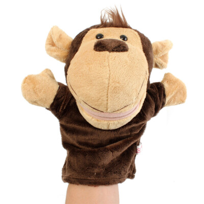 Marionnettes à main peluche poupée jouet dessin officiel animé animaux racontant des histoires marionnettes