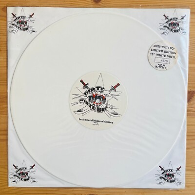 Dirty White Boy Let's Spend Momma's Money White 12'' Vinyl Single 1989 Polydor