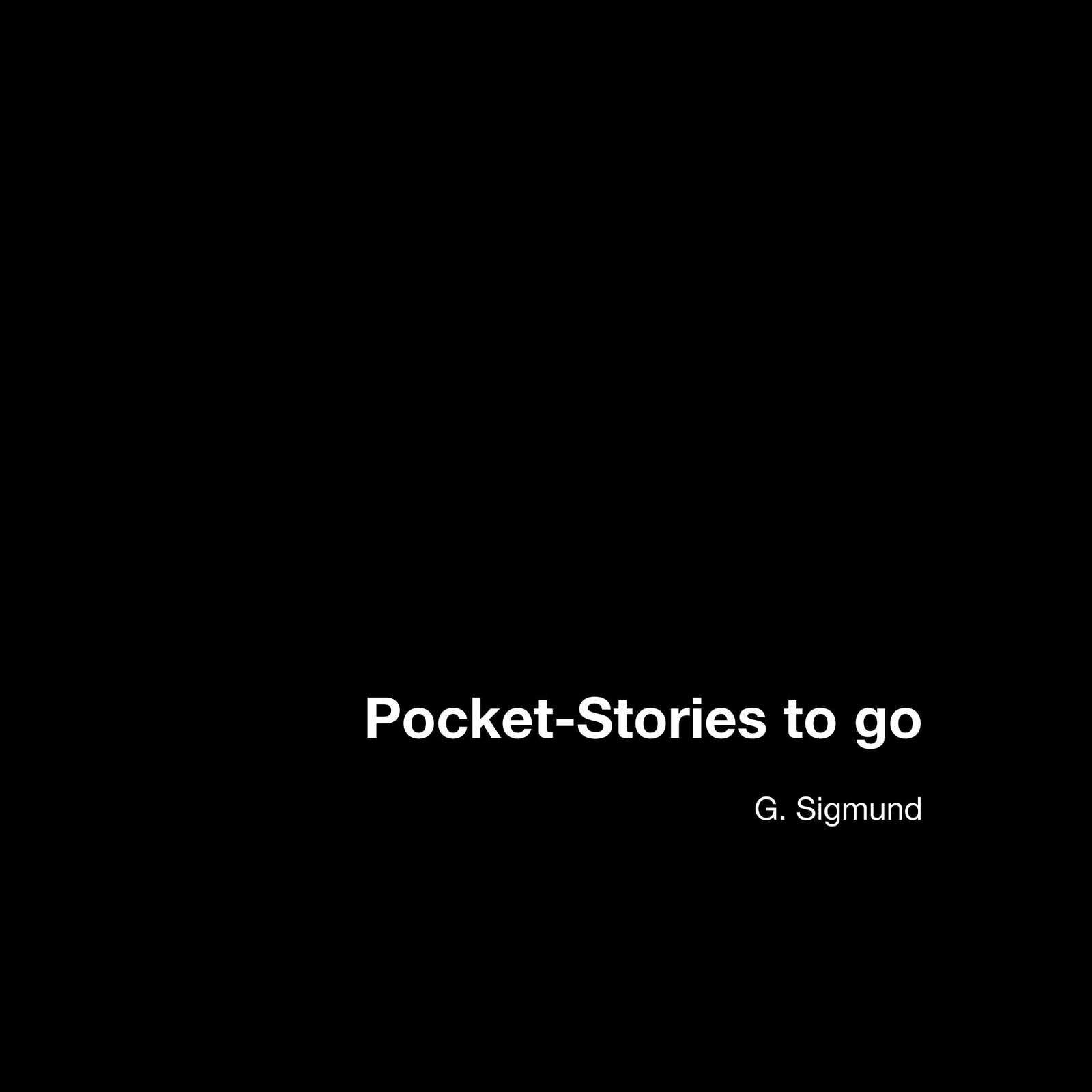 Pocket-stories To Go | Buch | 9783751934138