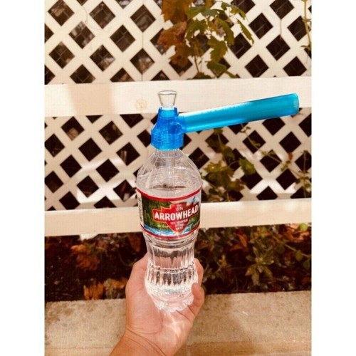 Juego de 2 piezas de cachimba portátil premium convertidor de tornillo en botella filtro de agua bong NUEVO - Imagen 11 de 12