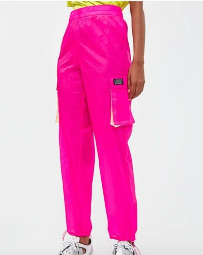 STUSSY WOMEN'S Aydin nylon crinkle Giacca a Vento Pantaloni Rosa XS 215103  | eBay