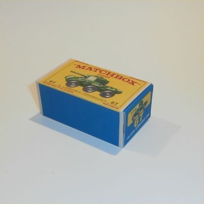 Matchbox Lesney 67 a Saladin Armoured Car E Style Repro Box