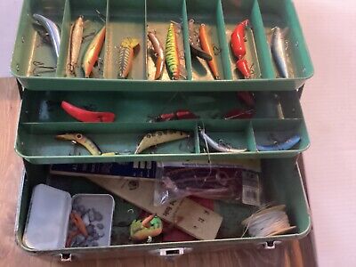 Fishing Tackle Box With Lures Etc 