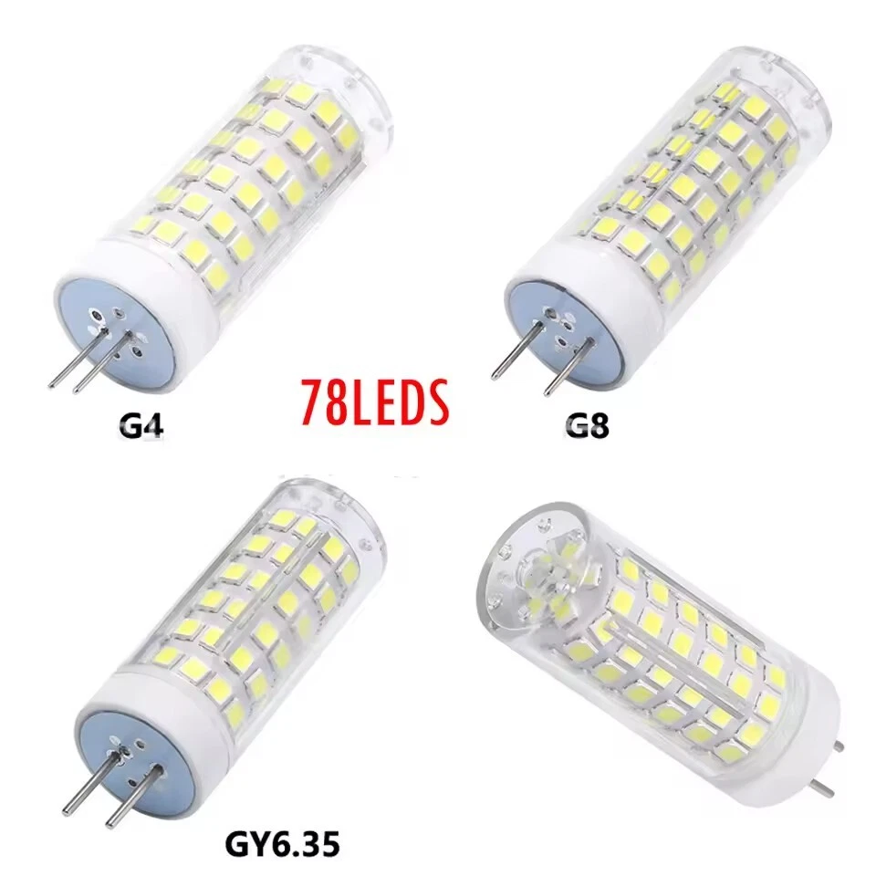 1x 10W 9W 7W LED Mais Glühbirne G8 GY6,35 G4 Bi-Pin Sockel für Schrankleuchten - Bild 4 von 4