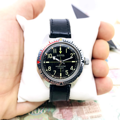   Original Sniper Rare Vostok Amphibia 2409 Wostok USSR Soviet Amphibian  