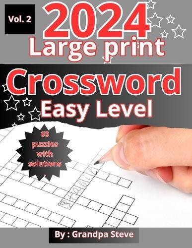 Grandpa Steve Manopla Large print crossword puzzles easy (Tascabile)