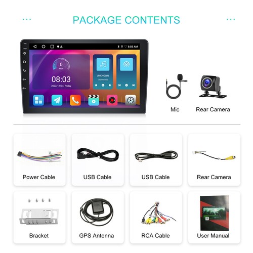 2+32GB Car Stereo Radio For Nissan Murano Z51 2004-08 GPS Carplay Android +Cam - Picture 18 of 23