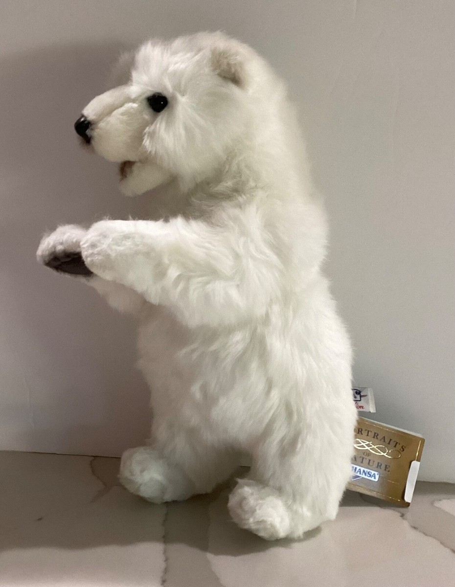 HANSA Standing POLAR BEAR Plush - 15” NEW / RARE | eBay