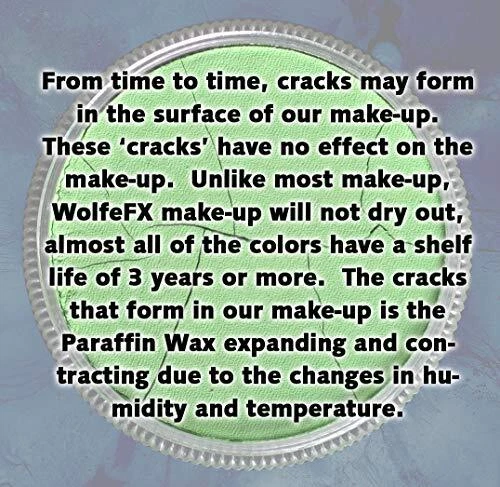 Pintura facial Wolfe F/X colores esenciales - blanco (90 gm) Foto 2 de 4