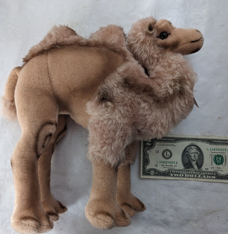 Vintage STEIFF Toy 1968 Cosy Kamel Camel No Wear All IDs Dralon Austria 28 cm