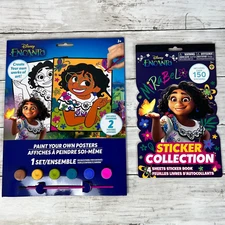 Disney Encanto Mirabel Lot Sticker Book Collection & Paint Your Own Posters New
