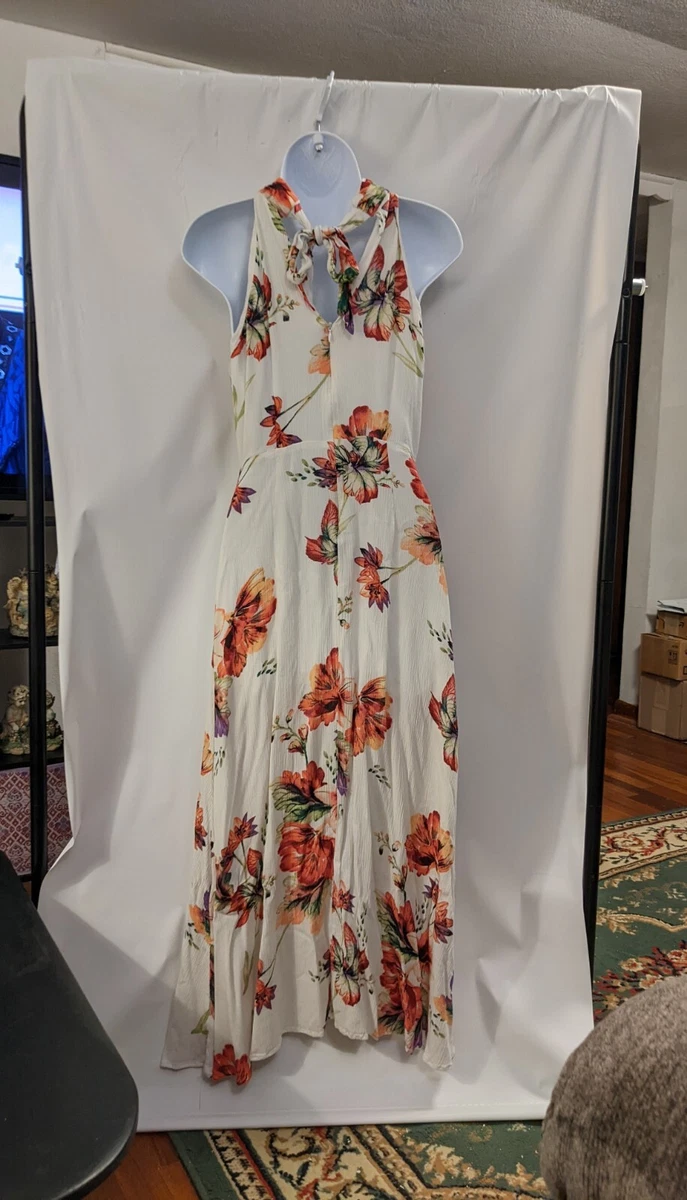 Women s Gilli White Floral Maxi Dress S