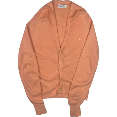Christian Dior Monsieur Peach Button Cardigan Men's Extra