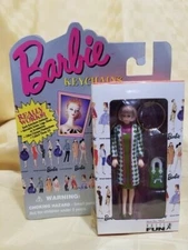 Basic Fun Mattel Barbie 1995 Poodle Paradise Teen Fashion Barbie Keychains LOT