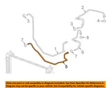 GM OEM 17-23 Acadia,Blazer,XT5,XT6 Cooling Trans Oil Cooler-Inlet Hose 84132343