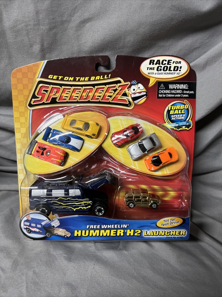 2004 Playmates Speedeez Rare Drifter Pack w/ Hummer H2 Launcher 8