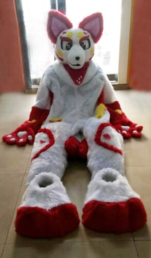 Protogen Fursuit Suit Up 