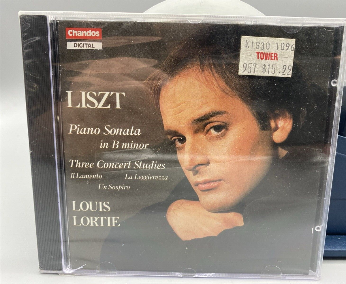 CD Louis Lortie Liszt Piano Sonata in B Three Concert Studies NEW