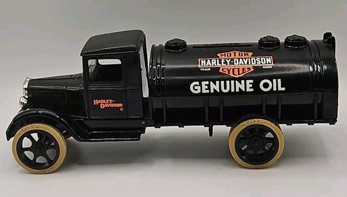 Camión cisterna de aceite genuino Harley Davidson Hawkeye 1931 fundido a presión escala 1:34 #2621 - Imagen 3 de 14